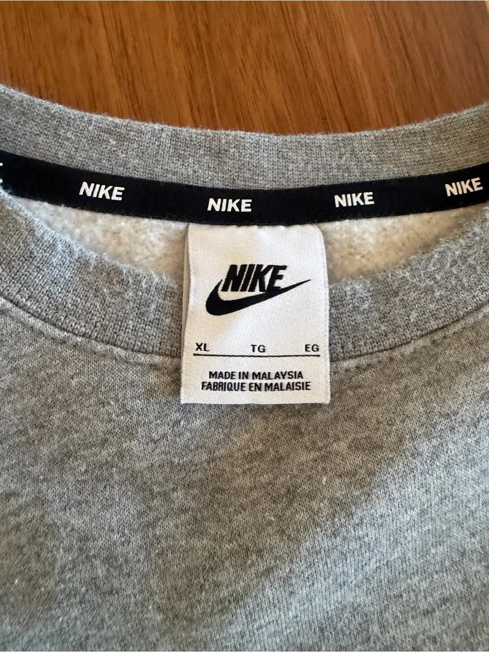 Nike Gray LSU Crewneck Sweatshirt